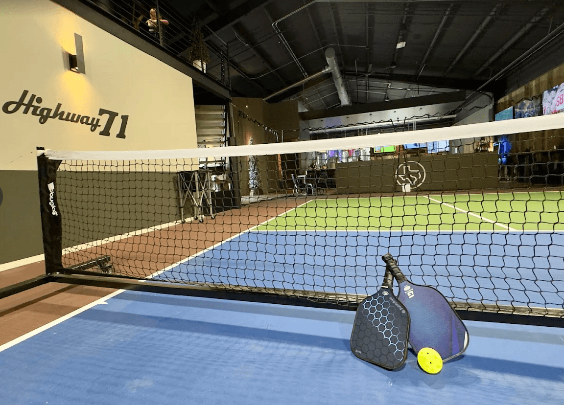 Highway 71 Brewing - Pickleball court in Austin, TX